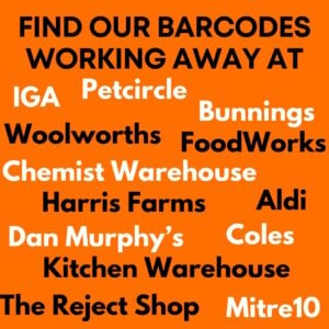 AU Find Our barcodes working away at