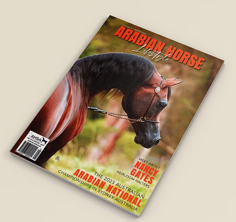 Arabian Horse News Magazine cover Arabian Horse News Magazine cover